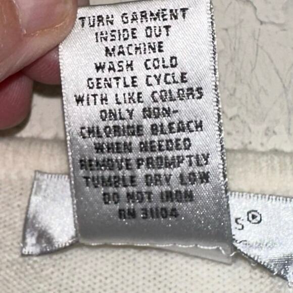 Kim Rogers Signature Super Soft Cream Pull Over Sweater - Picture 4 of 4